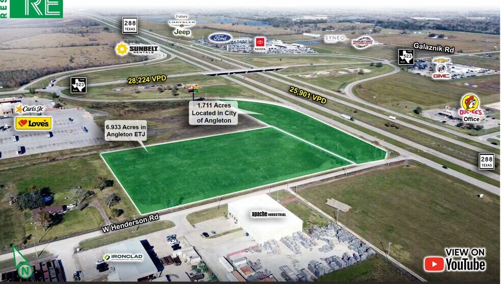 More Photos Of 40290 HWY 288, Angleton Land For Sale