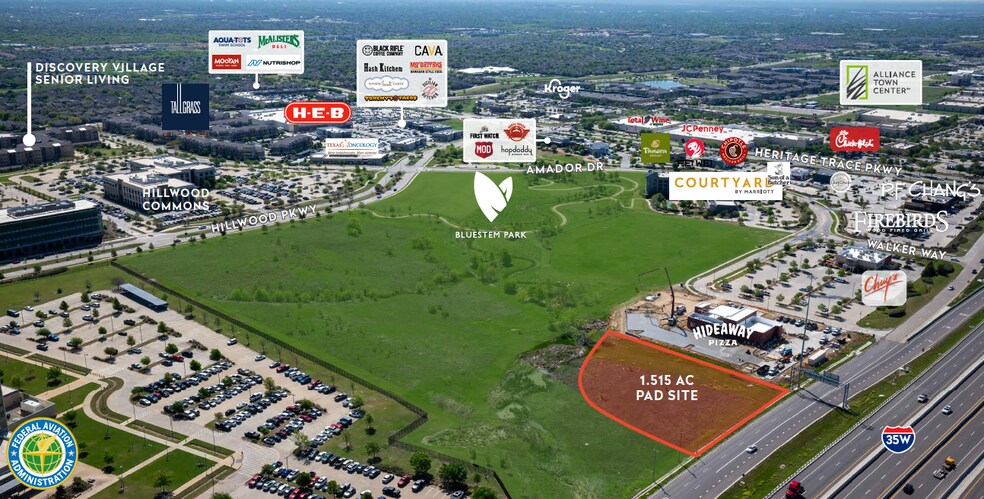 Primary Photo Of Alliance Town Center North I-35W Pad Site, Fort Worth Land For Lease