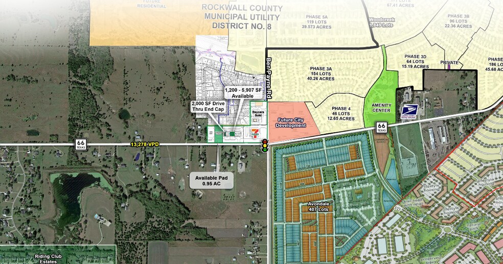 Primary Photo Of NWQ of 66 & Ben Payne Road hwy, Fate Land For Sale