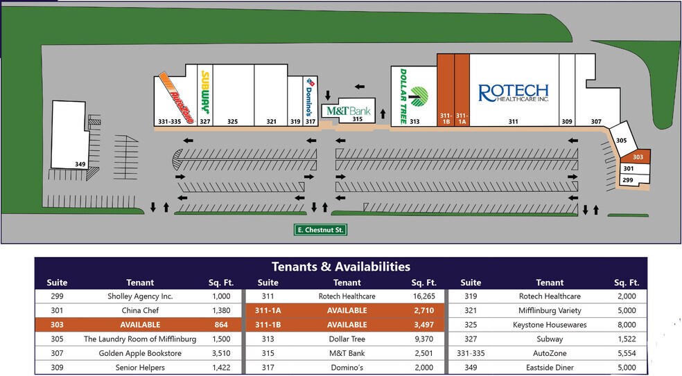 More Photos Of 45 E Chestnut St, Mifflinburg Unknown For Lease