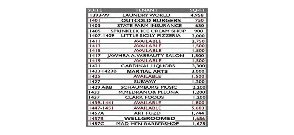 More Photos Of 1401-1455 W Schaumburg Rd, Schaumburg Unknown For Lease