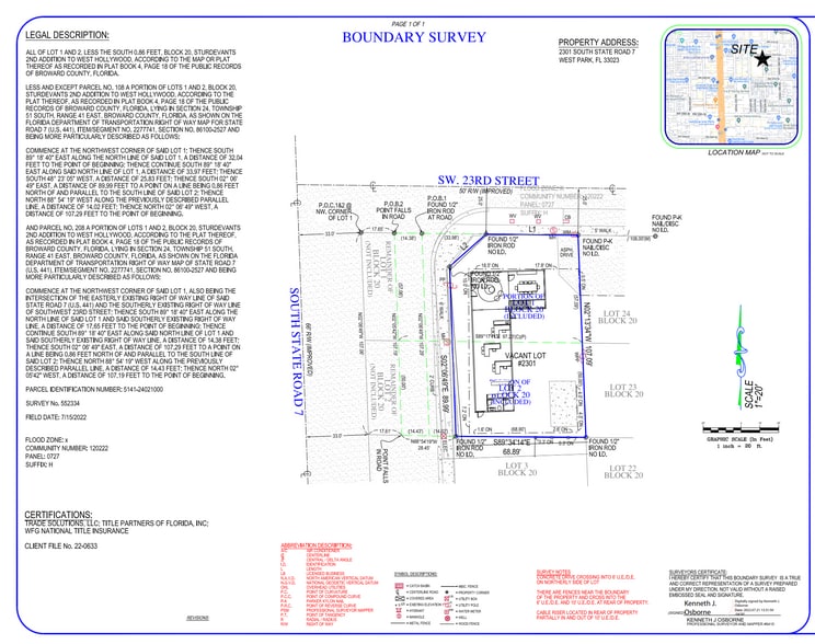 More Photos Of 2301 S State Rd 7, West Park Land For Lease