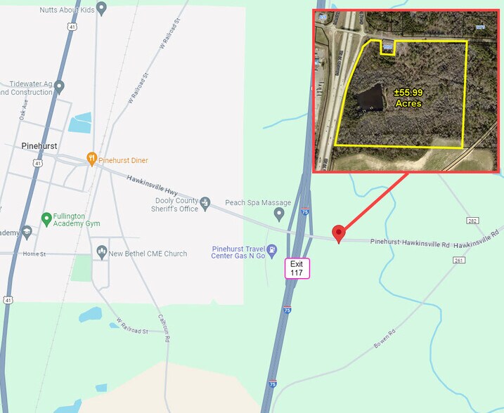 More Photos Of 1038 Pinehurst Hawkinsville, Unadilla Land For Sale