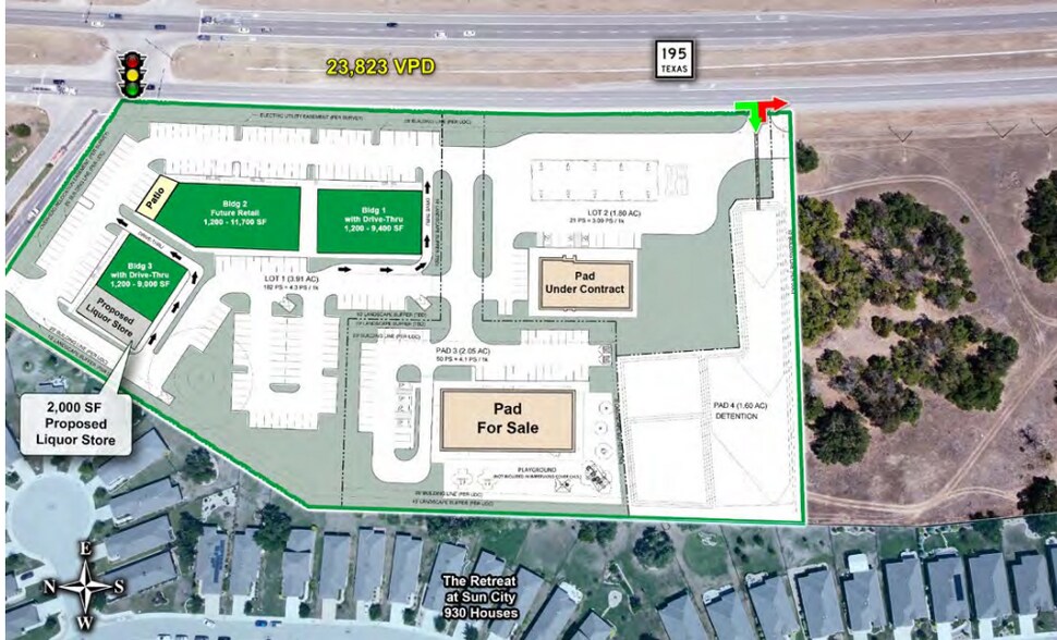 More Photos Of TX-195 & Sun City Blvd, Georgetown Unknown For Lease