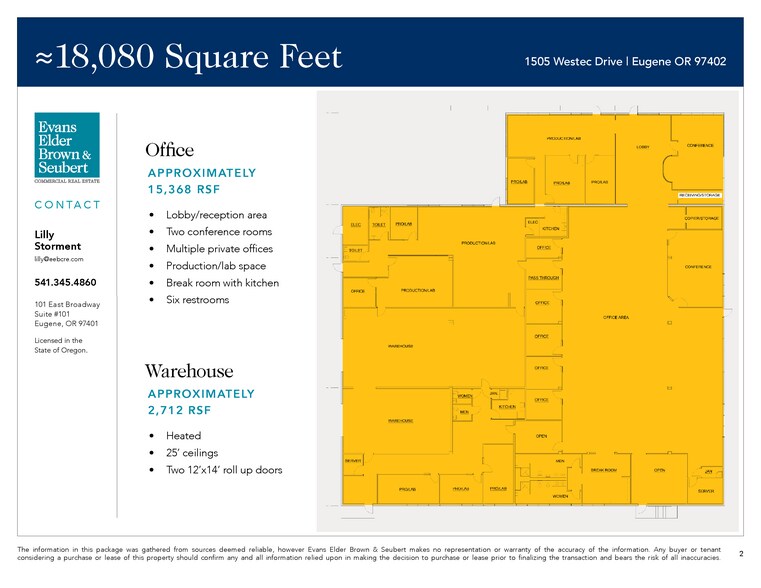 More Photos Of 1505 Westec Dr, Eugene Flex For Lease