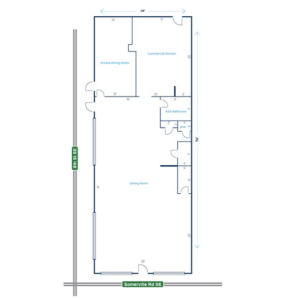 More Photos Of 1123 Somerville Rd SE, Decatur Restaurant For Sale