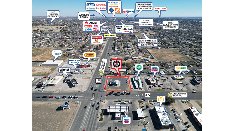 More Photos Of 3838 Andrews Hwy, Odessa Service Station For Sale