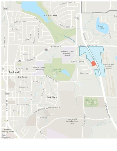 More Photos Of John King Blvd. @ HWY 66, Rockwall Land For Sale