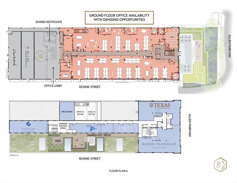More Photos Of 3201 Allen Pky, Houston Storefront Retail Office For Lease