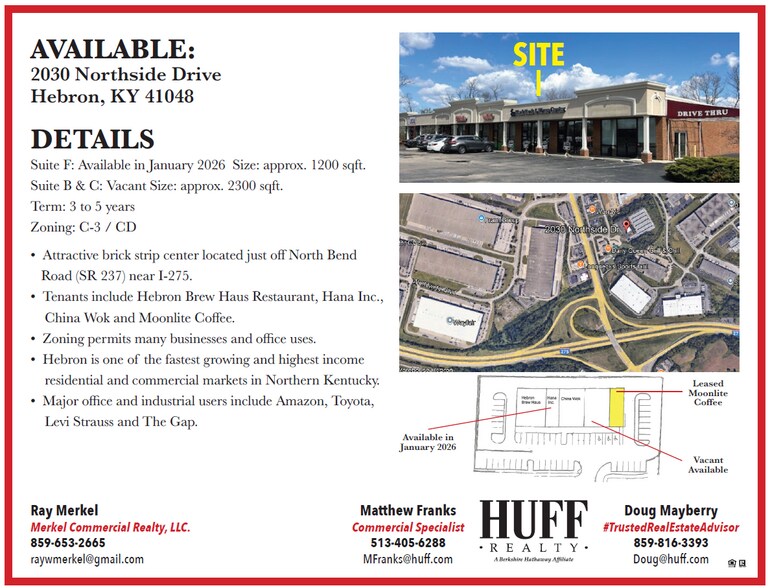 More Photos Of 2030 Northside Dr, Hebron General Retail For Lease