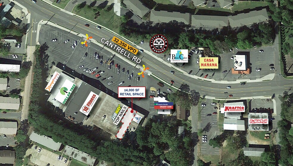 More Photos Of 6805-6835 Cantrell Rd, Little Rock Unknown For Lease