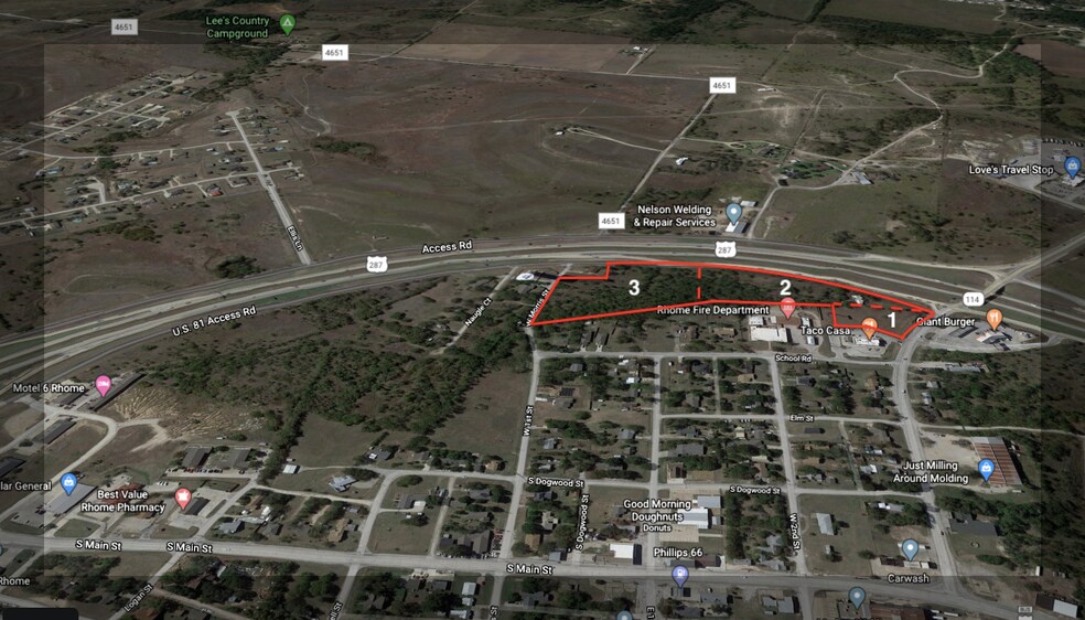 More Photos Of NE CORNER HWY 114 B.C. RHOME, Rhome Land For Sale
