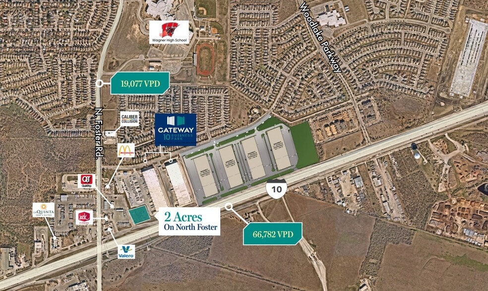 Primary Photo Of IH-10 E & Foster Road, San Antonio Land For Sale