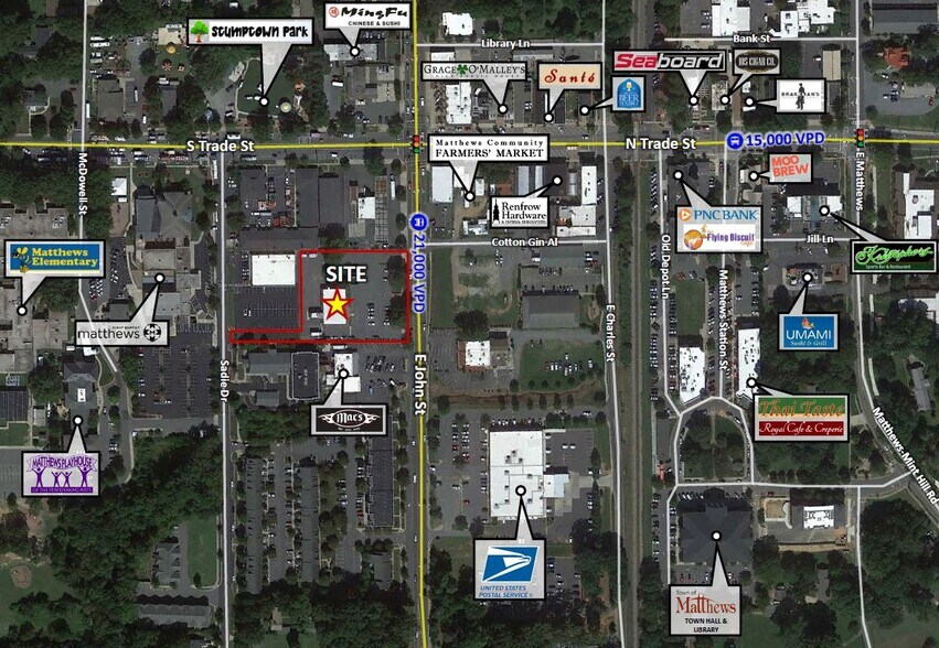 More Photos Of 110 E John St, Matthews General Retail For Sale