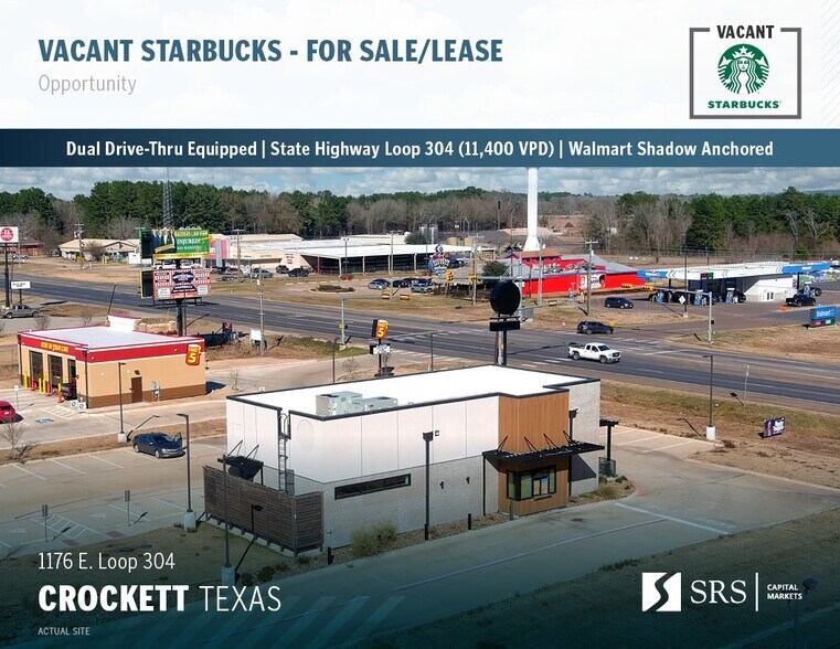 Primary Photo Of 1176 304 loop, Crockett Fast Food For Sale
