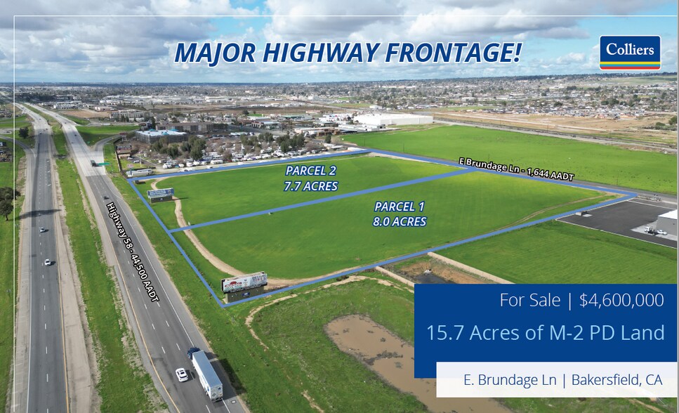 Primary Photo Of E Brundage Ln, Bakersfield Land For Sale