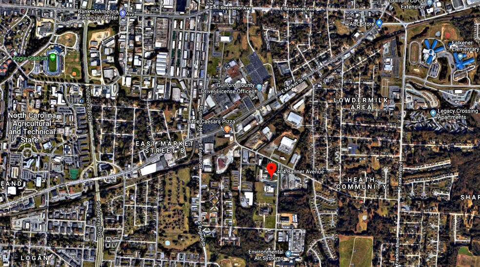 More Photos Of 402-404 Banner Ave, Greensboro Land For Lease