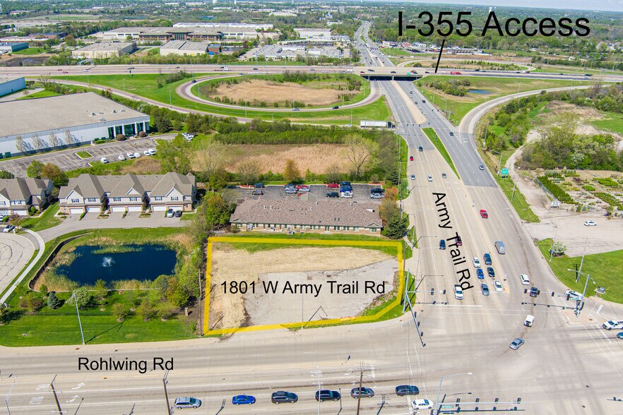 Primary Photo Of 1801 Army Trail Rd, Addison Land For Sale