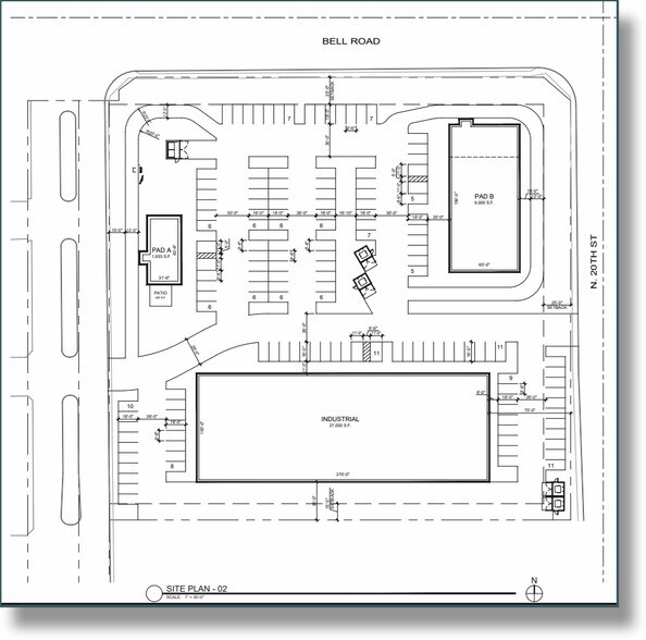 More Photos Of 1925 E Bell Rd, Phoenix Land For Lease