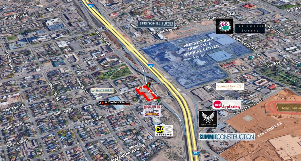 Primary Photo Of 401 Locust Ave SE, Albuquerque Land For Sale