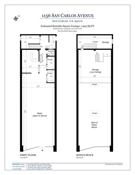 More Photos Of 1156 San Carlos Ave, San Carlos Storefront For Lease