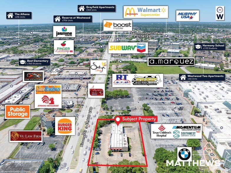 More Photos Of 9710 Bissonnet St, Houston Bank For Sale