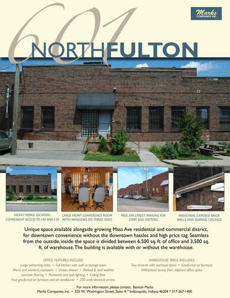 Primary Photo Of 601-709 Fulton St, Indianapolis Warehouse For Lease