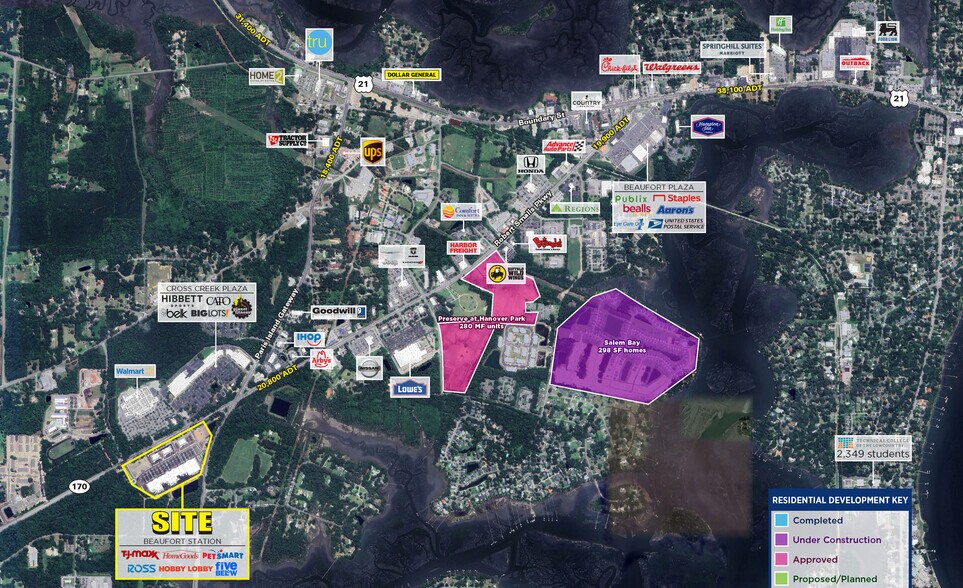 More Photos Of 336 Robert Smalls Parkway, Beaufort Land For Lease