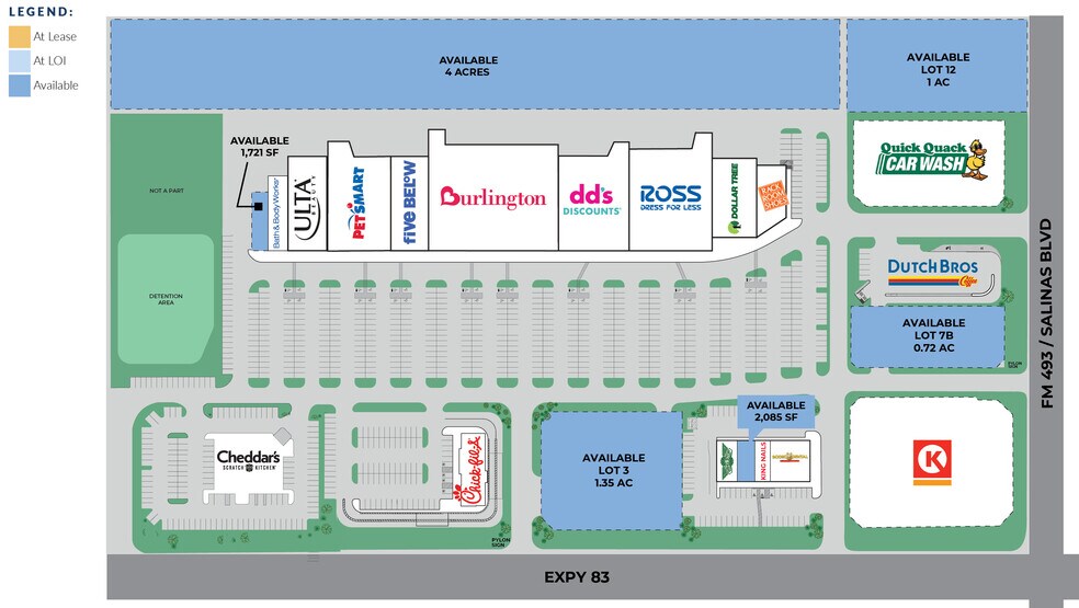 More Photos Of Expressway 83, Donna Unknown For Lease