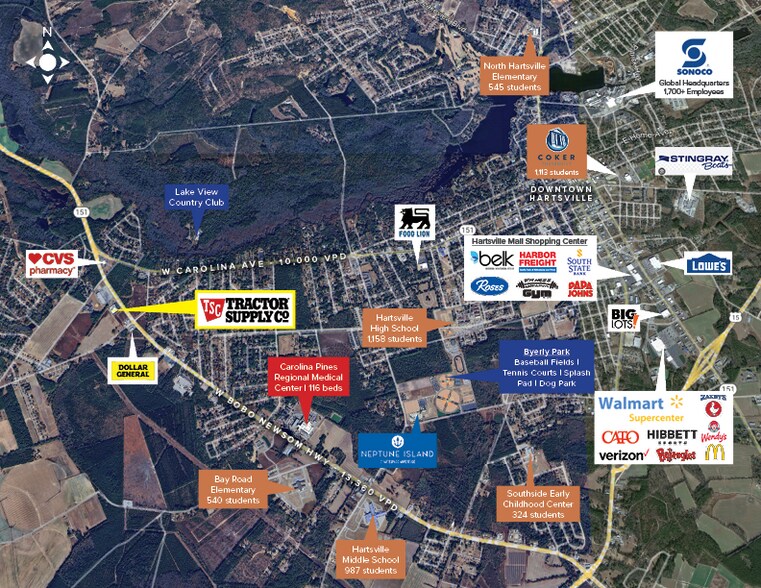 More Photos Of 2169 Bobo Newsome, Hartsville General Retail For Sale