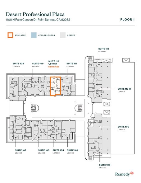 More Photos Of 1100 N Palm Canyon Dr, Palm Springs Medical For Lease