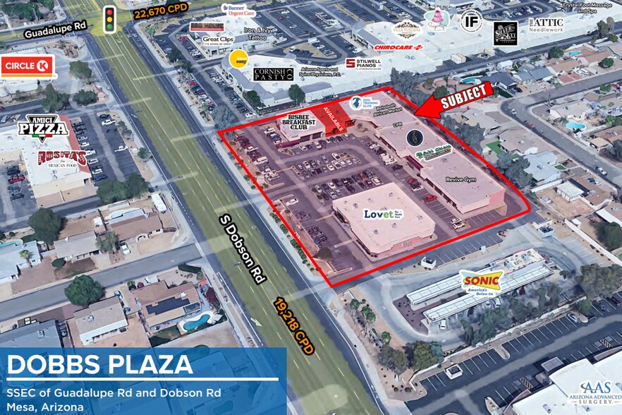 Primary Photo Of 2909-2917 S Dobson Rd, Mesa Storefront Retail Office For Lease