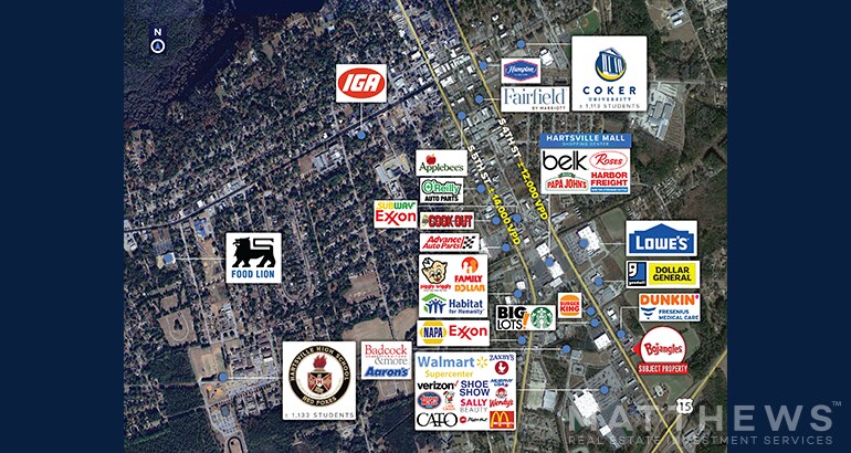 More Photos Of 1125 S 4th St, Hartsville Fast Food For Sale