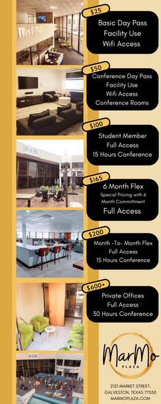 More Photos Of 2121 Market St, Galveston Coworking Space