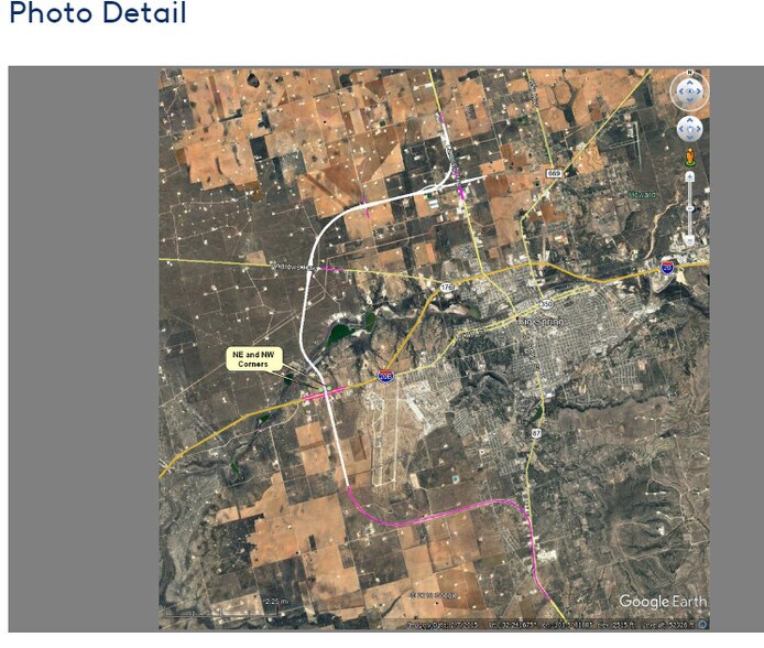 More Photos Of NEC of US HWY 87 & I-20, Big Spring Land For Lease