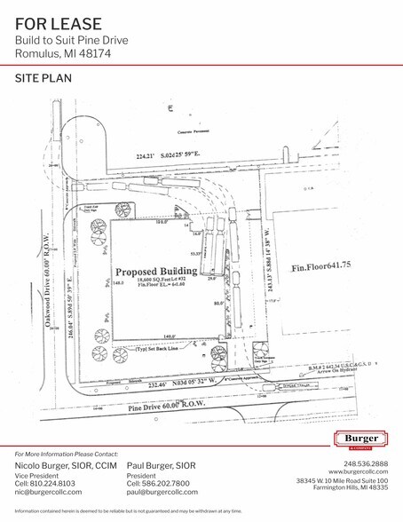 More Photos Of 15498 Pine Dr, Romulus Industrial For Lease