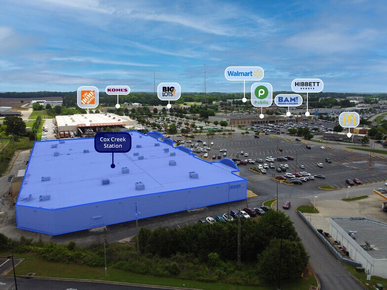 More Photos Of 308-356 Cox Creek Pky, Florence Storefront For Lease