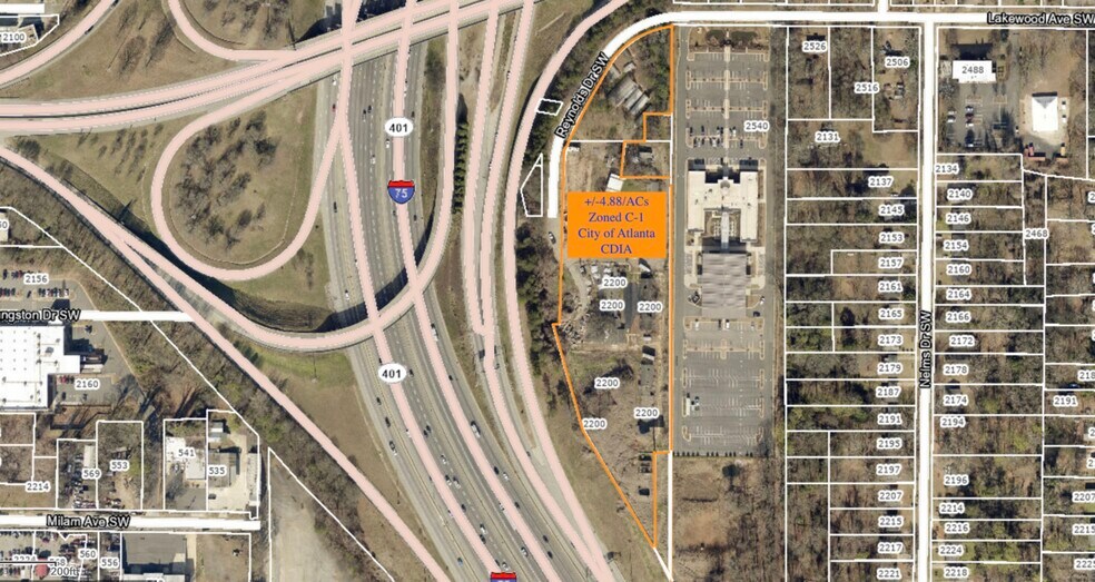 Primary Photo Of 2200 Reynolds Dr SW, Atlanta Land For Sale