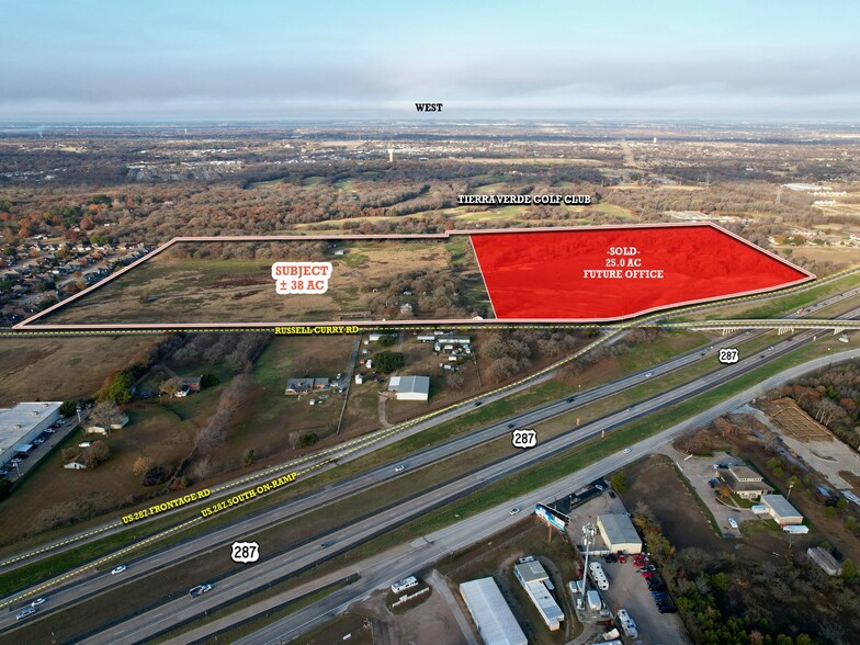 Primary Photo Of SWC US 287 & Russell Curry Road, Arlington Land For Sale