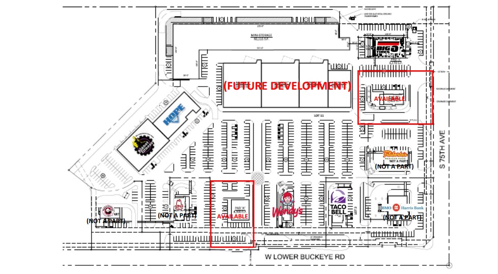 More Photos Of West Lower Buckeye Road @ 75th Avenue, Phoenix Land For Lease