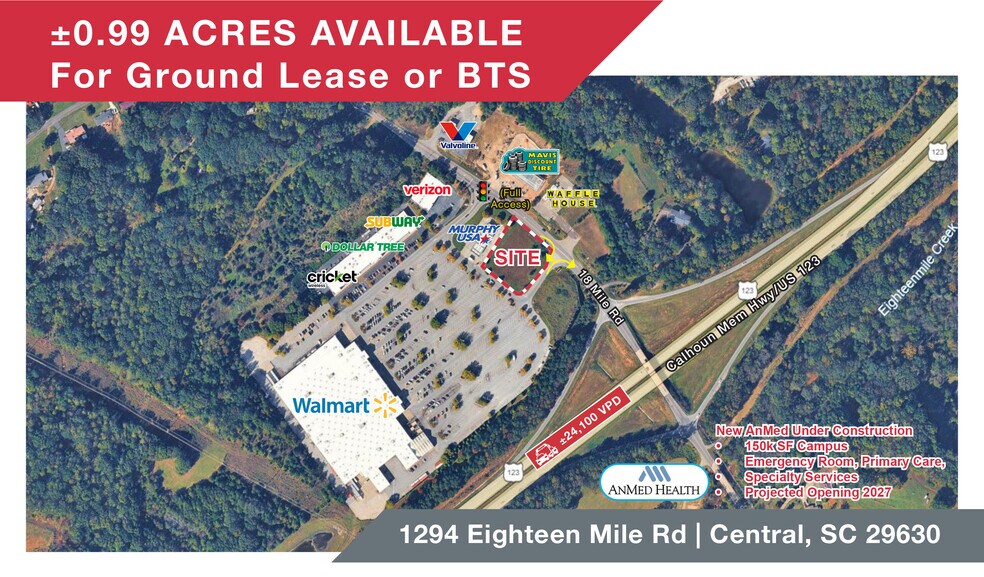 Primary Photo Of 1294 Eighteen Mile Rd, Central Land For Lease