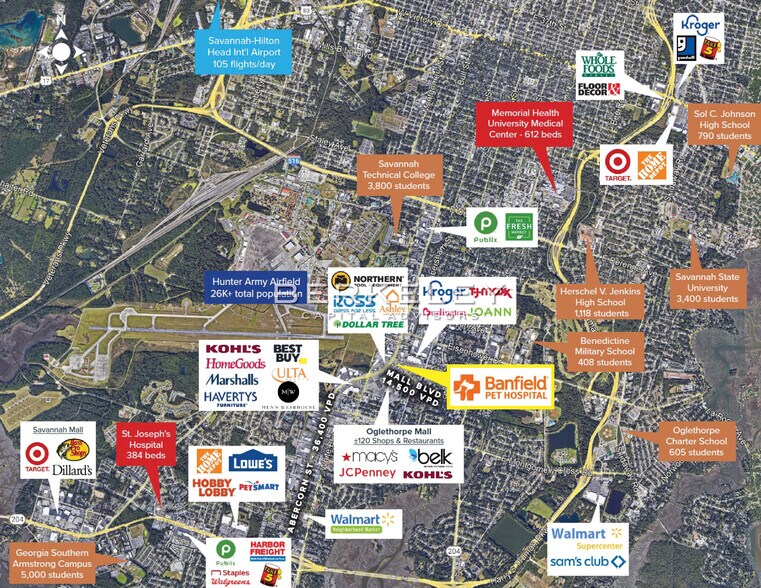 More Photos Of 103 Mall Blvd, Savannah Freestanding For Sale