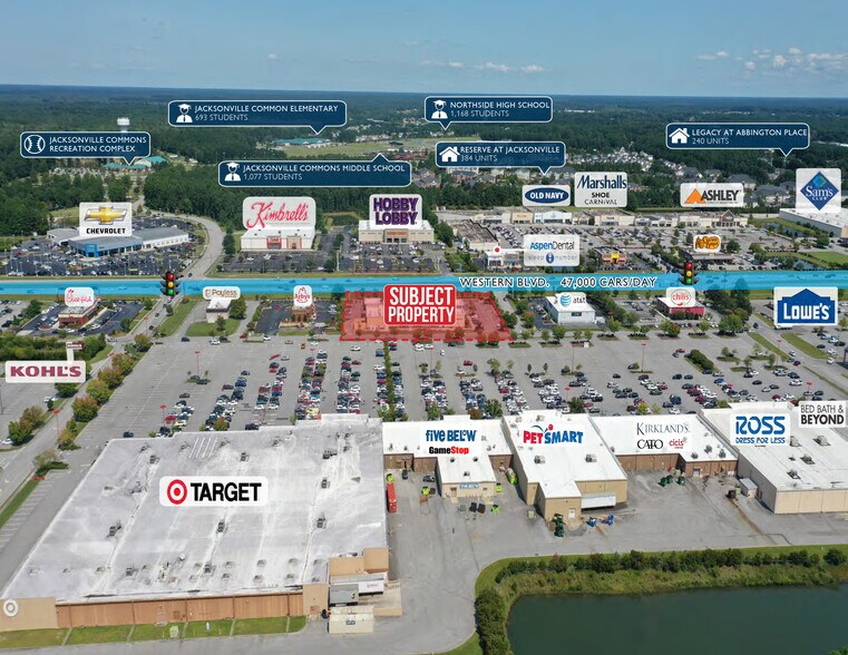 More Photos Of 1305 Western Blvd, Jacksonville Unknown For Lease