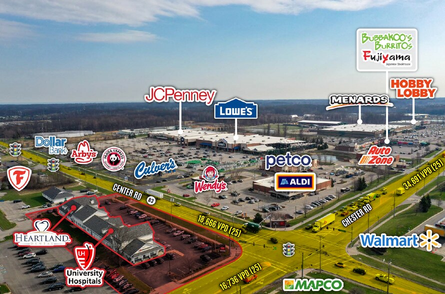 More Photos Of 1480 Center Rd, Avon Freestanding For Sale