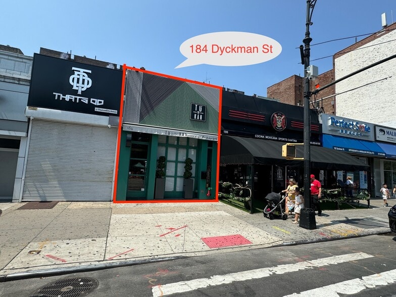 Primary Photo Of 184-186 Dyckman St, New York Storefront For Lease
