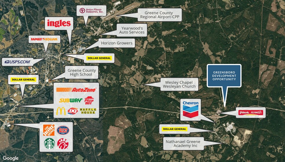 More Photos Of 3400 GA-77, Greensboro Land For Sale