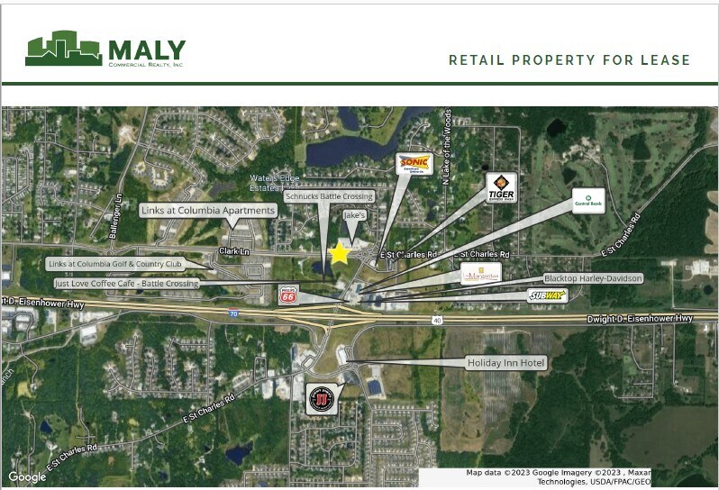 More Photos Of 5414 Clark Lane, Columbia General Retail For Lease