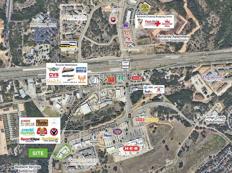 More Photos Of 16918 Bulverde Rd, San Antonio Freestanding For Lease