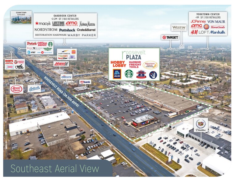 More Photos Of 201-275 W Roosevelt Rd, Lombard General Retail For Sale