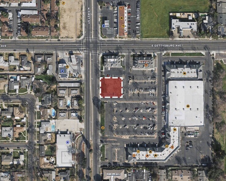 More Photos Of N 1st & Gettysburg Ave, Fresno Land For Lease